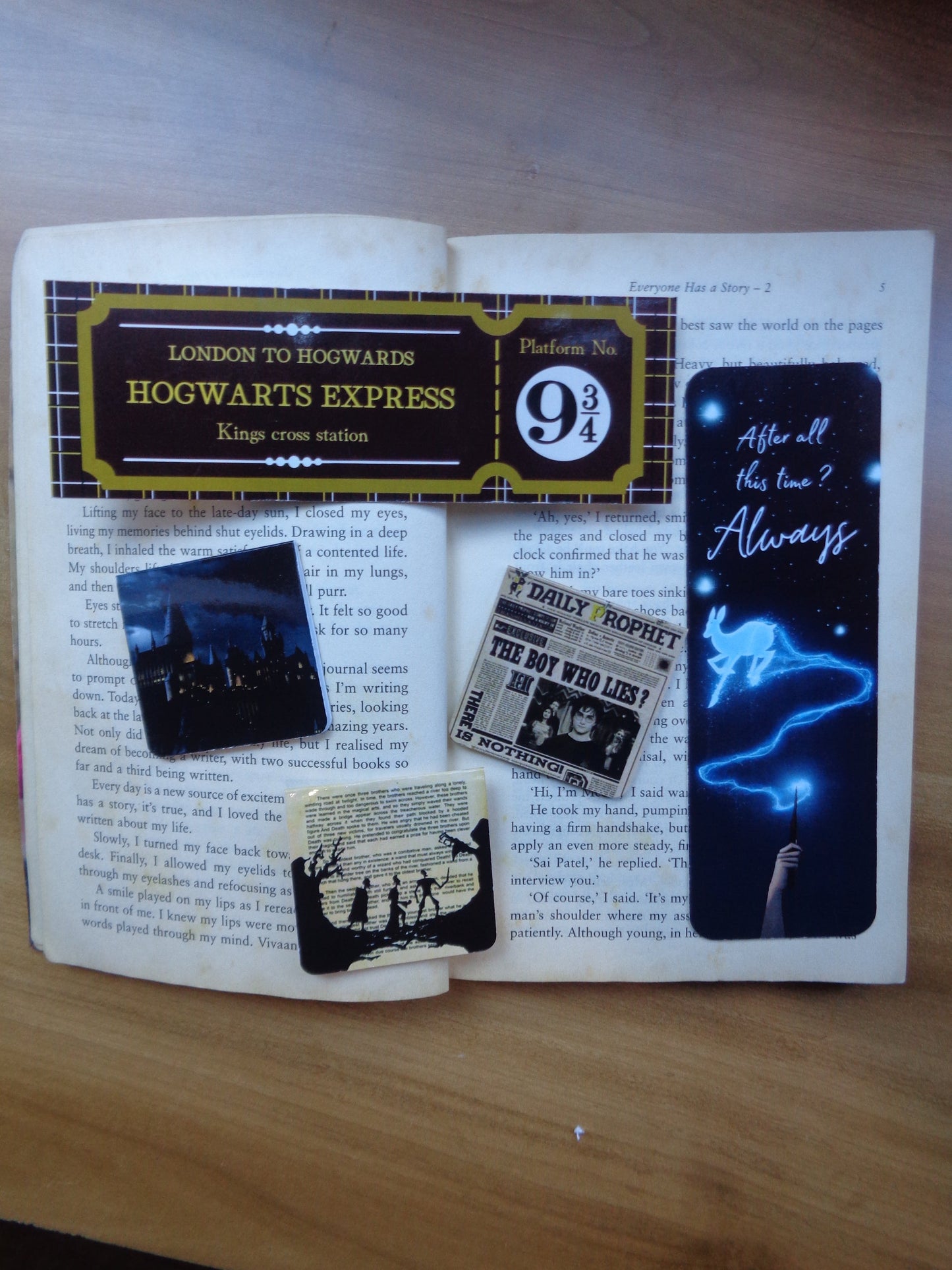 The Wizarding Collection - Set Of 5 Bookmraks