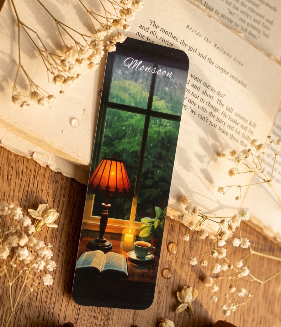 Monsoon - Non Magnetic Bookmark
