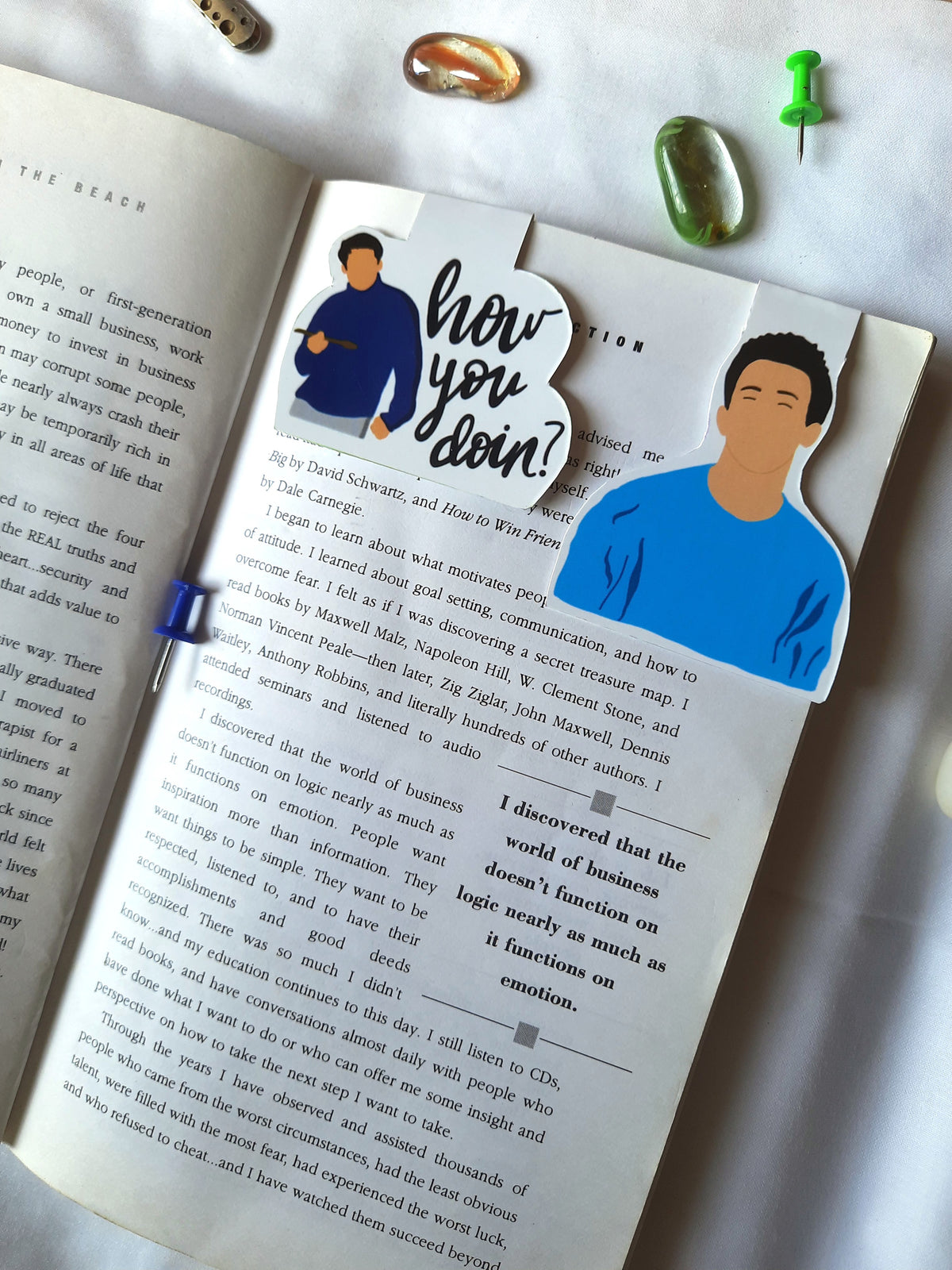 The One With Joey & Chandler - Set Of 2 Magnetic Bookmark