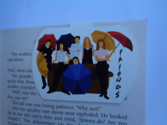 Friends on Couch - Magnetic Bookmark