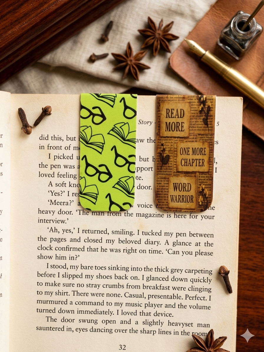 The Bookworm Duo - Set Of 2 Magnetic Bookmark