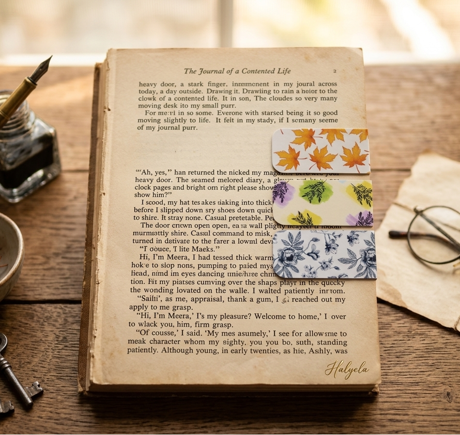 Nature's Bookmark Trio - Magnetic Bookmark