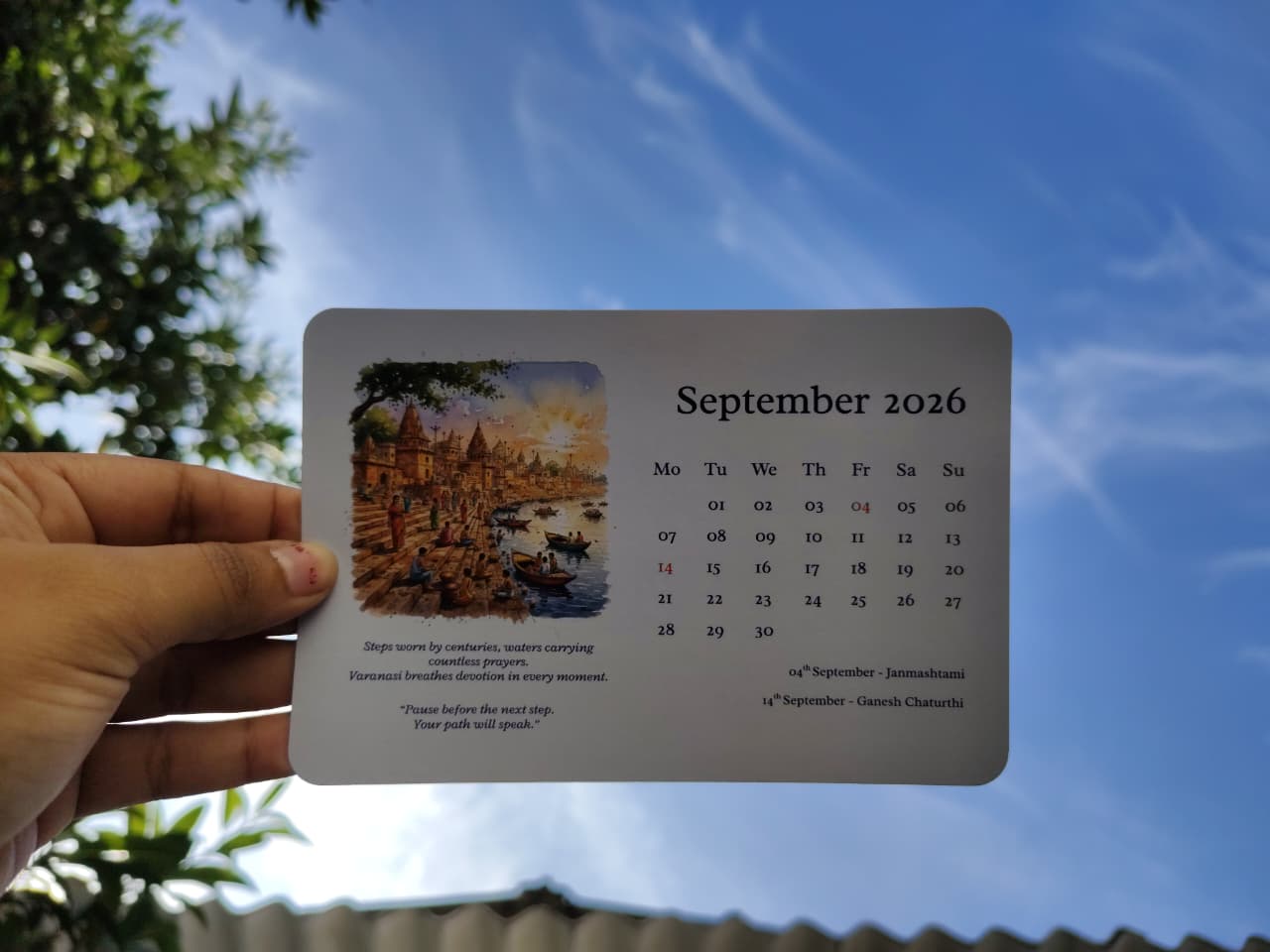 2026 Desk Calendar