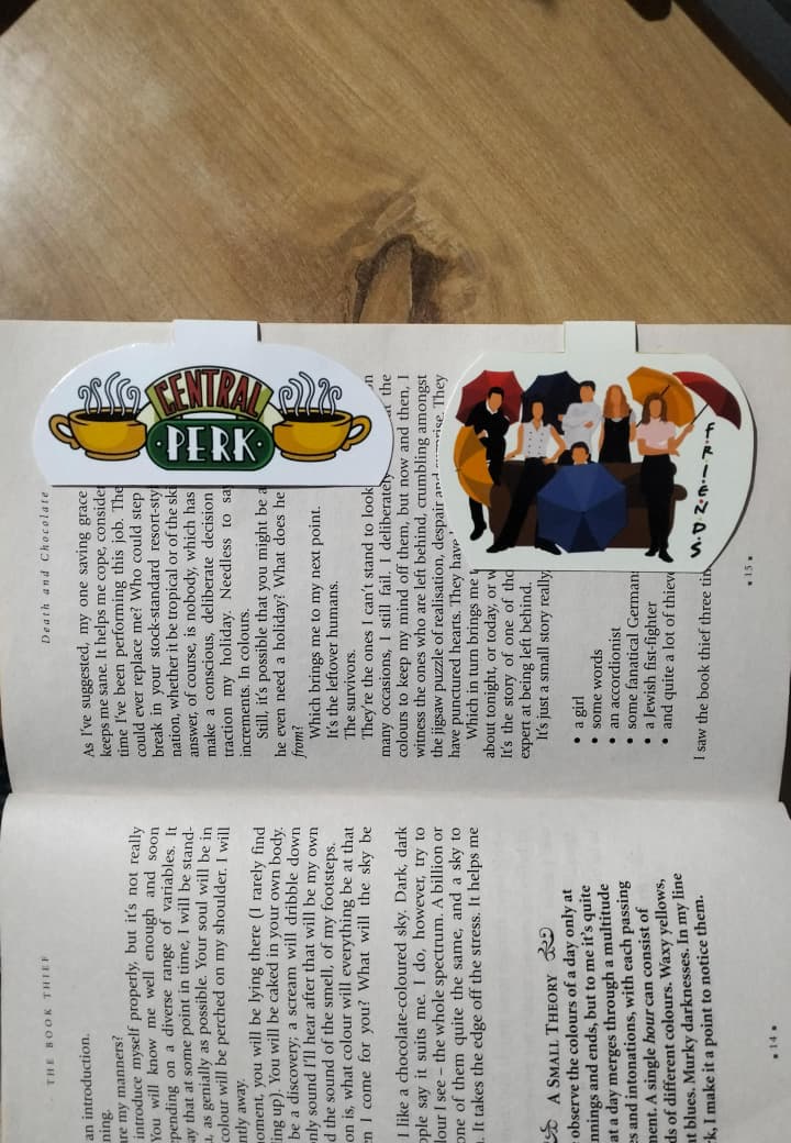 The Hangout Spot Duo - Magnetic Bookmark
