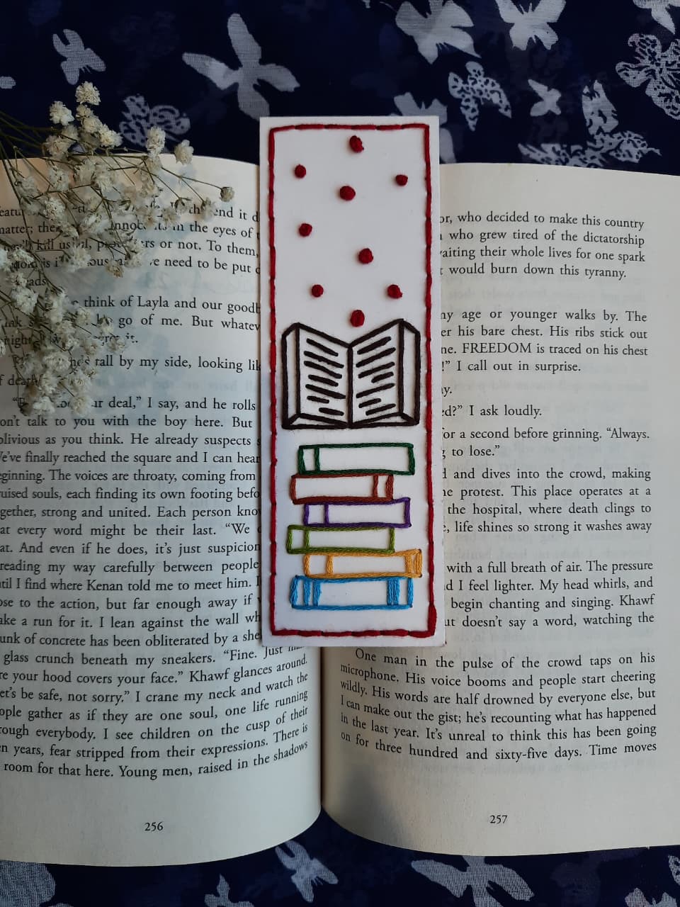 World of Books - Hand-Stitched Bookmark
