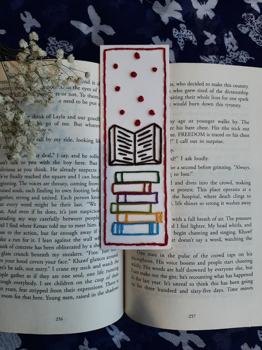 World of Books - Hand-Stitched Bookmark