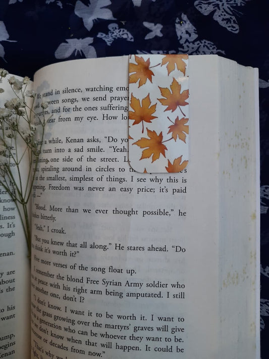 Maple Leaves - Magnetic Bookmark
