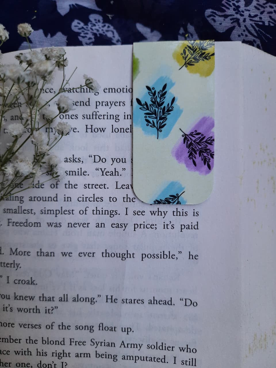Bouquet Print - Magnetic Bookmark