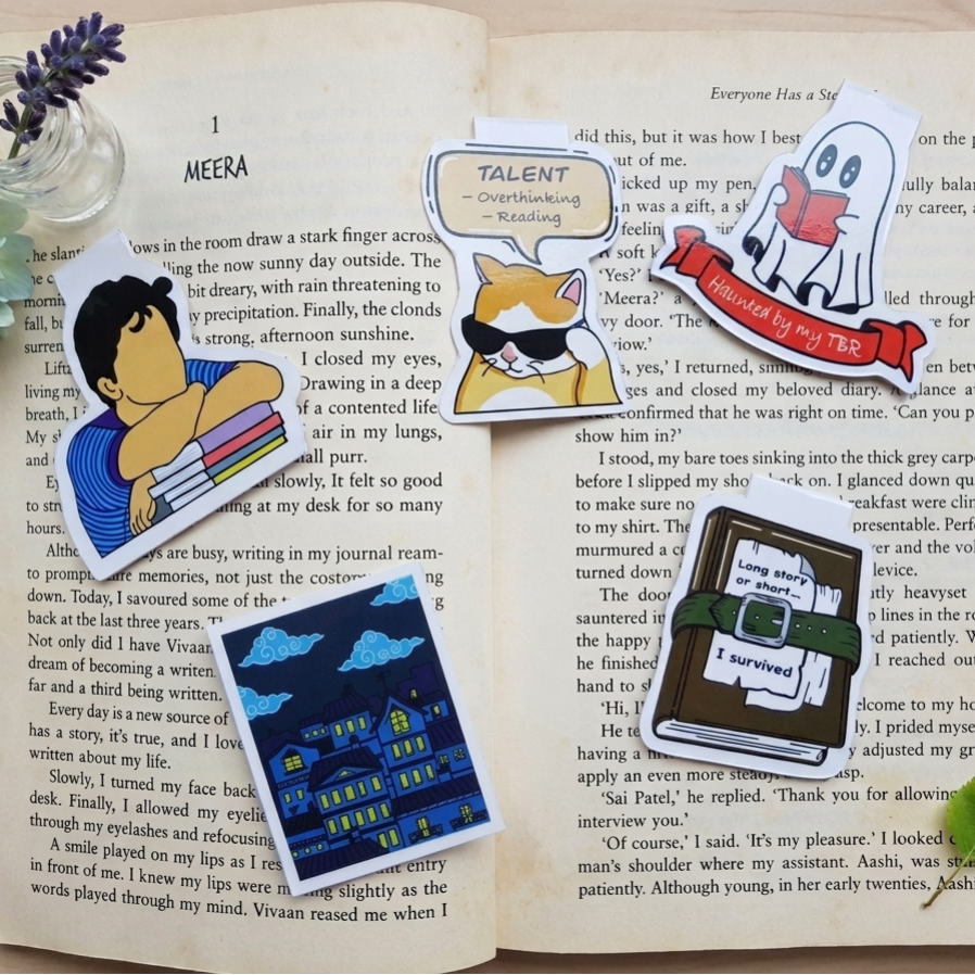 Unique Shapes Collection - Magnetic Bookmarks