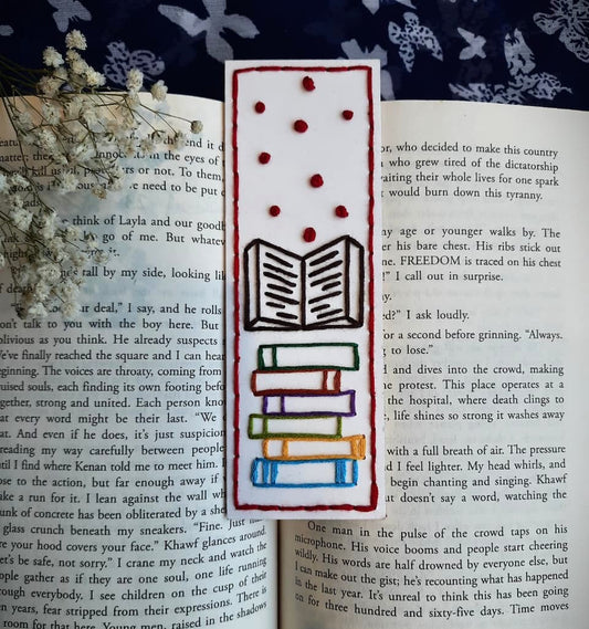 World of Books - Hand-Stitched Bookmark