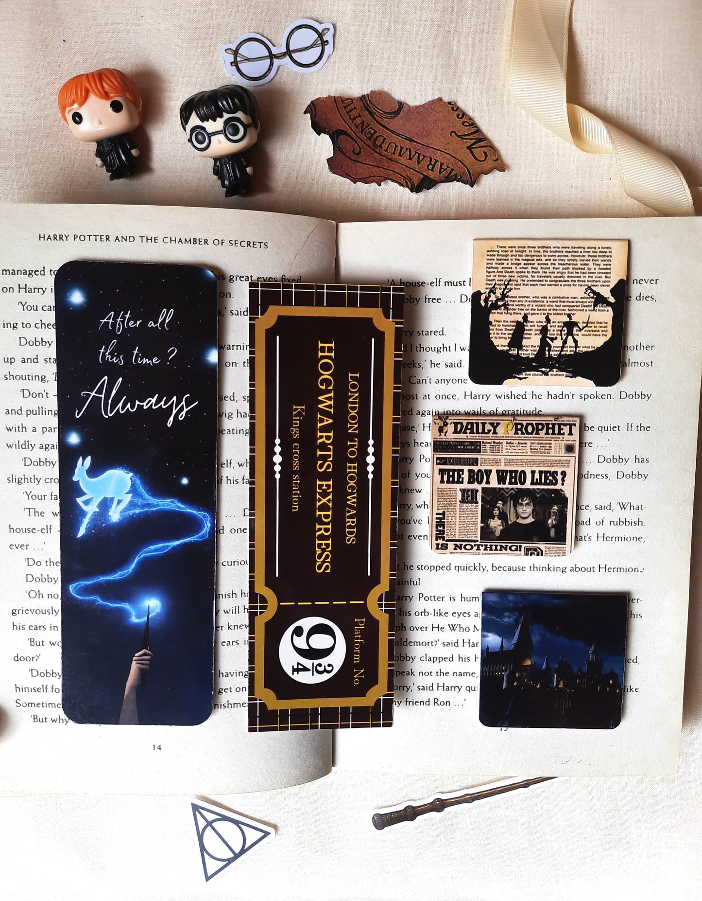 The Wizarding Collection - Set Of 5 Bookmarks
