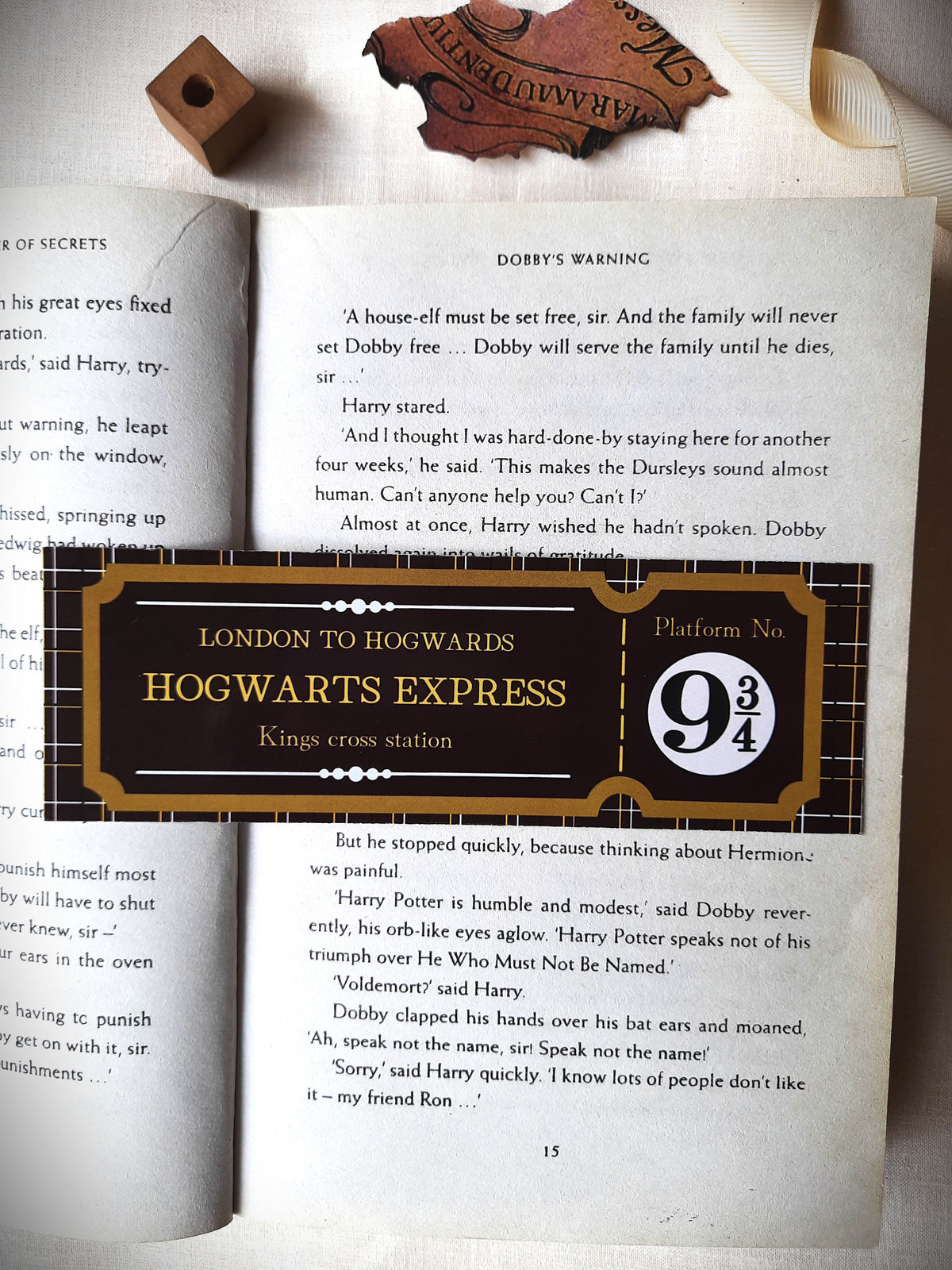 Platform 9 ¾ - Non magnetic Bookmark